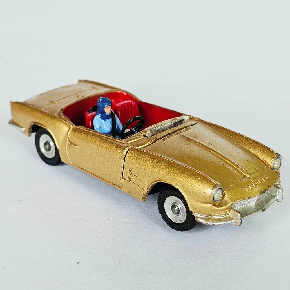 Vintage Corgi Toys Triumph Spitfire Gold Diecast Car 1:43 Scale Rare Collectible